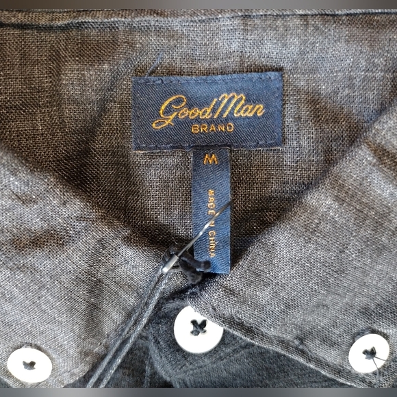 Good Man Brand Black and Light Blue Polo Shirts NWT - Picture 8 of 8